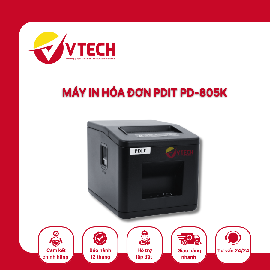 Máy in hóa đơn PDIT PD - 805K